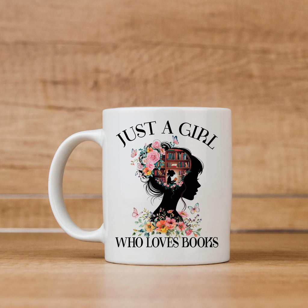 Book Lover Mug | Floral Ceramic Cup