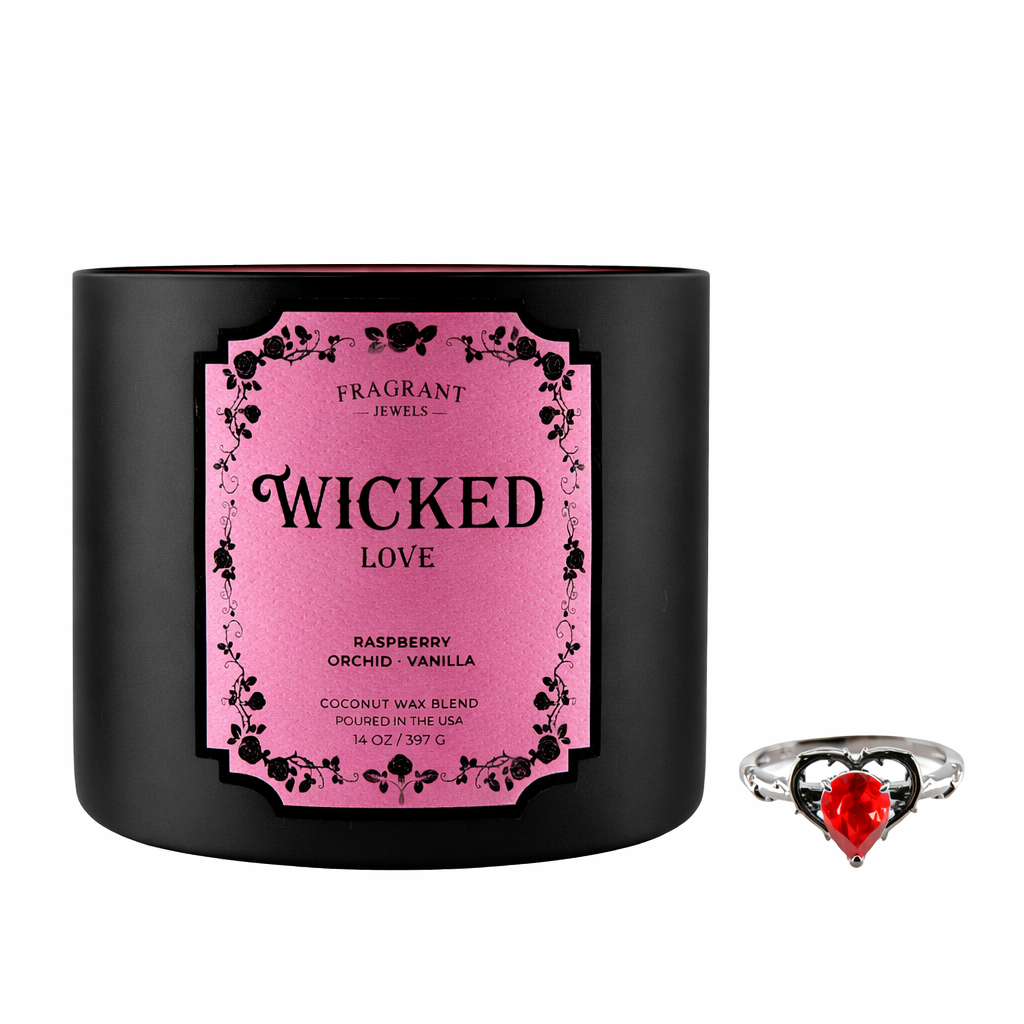 Wicked Love Candle with Hidden Ring