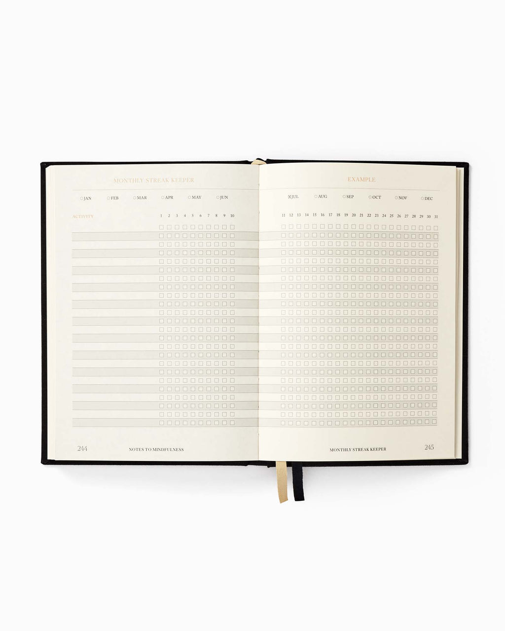 Notes to Mindfulness Journal | Stone Black