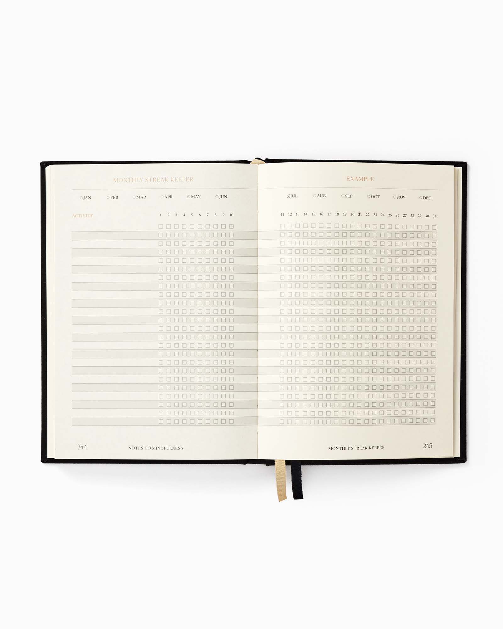 Notes to Mindfulness Journal | Stone Black