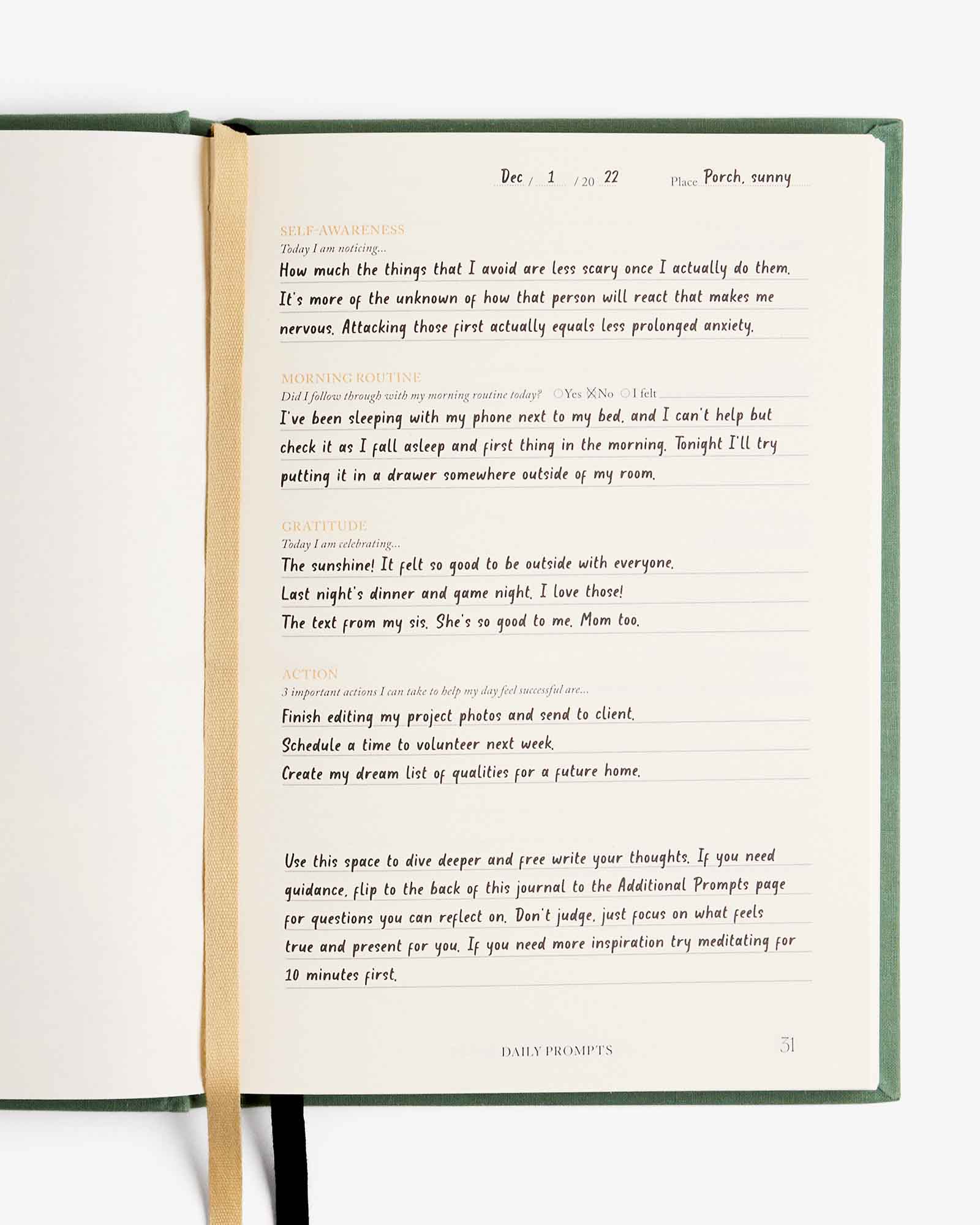 Notes to Mindfulness Journal | Sage
