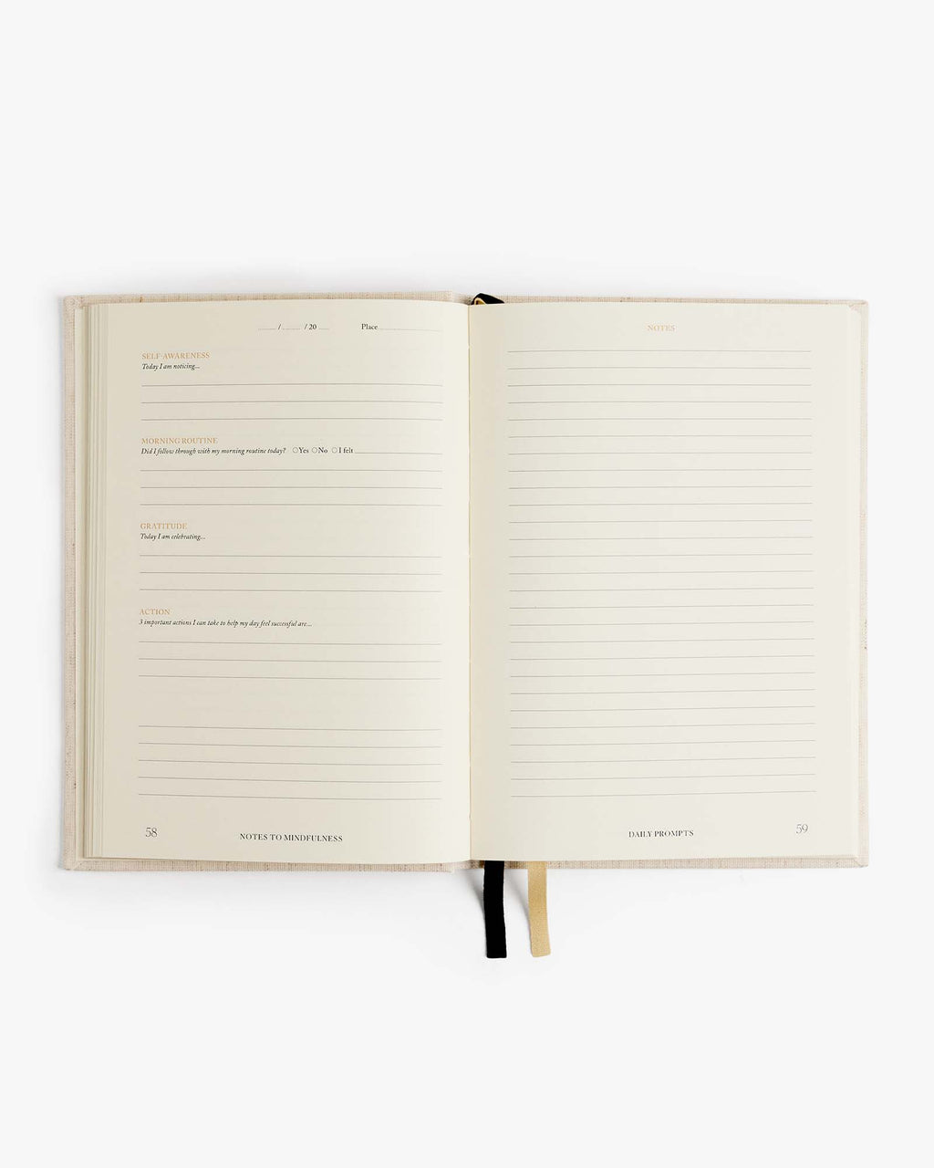 Notes to Mindfulness Journal | Linen