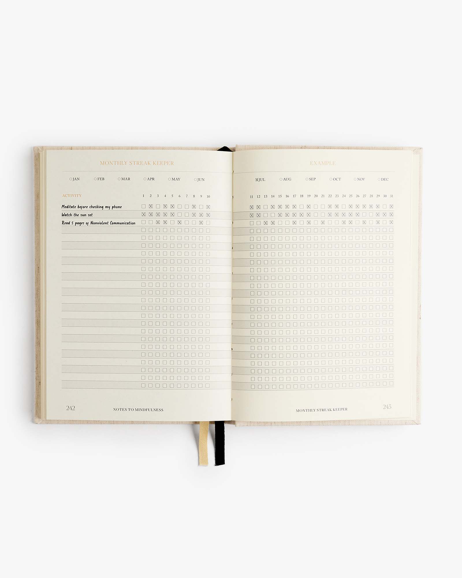 Notes to Mindfulness Journal | Linen