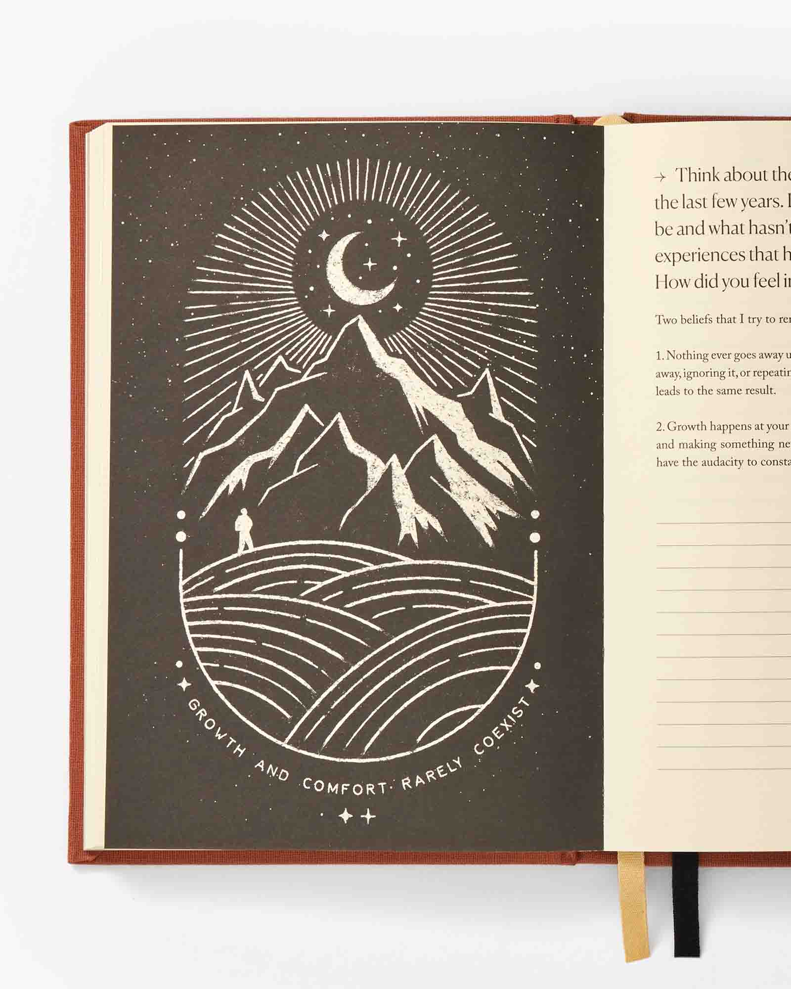 Notes to Mindfulness Journal | Sunset Orange