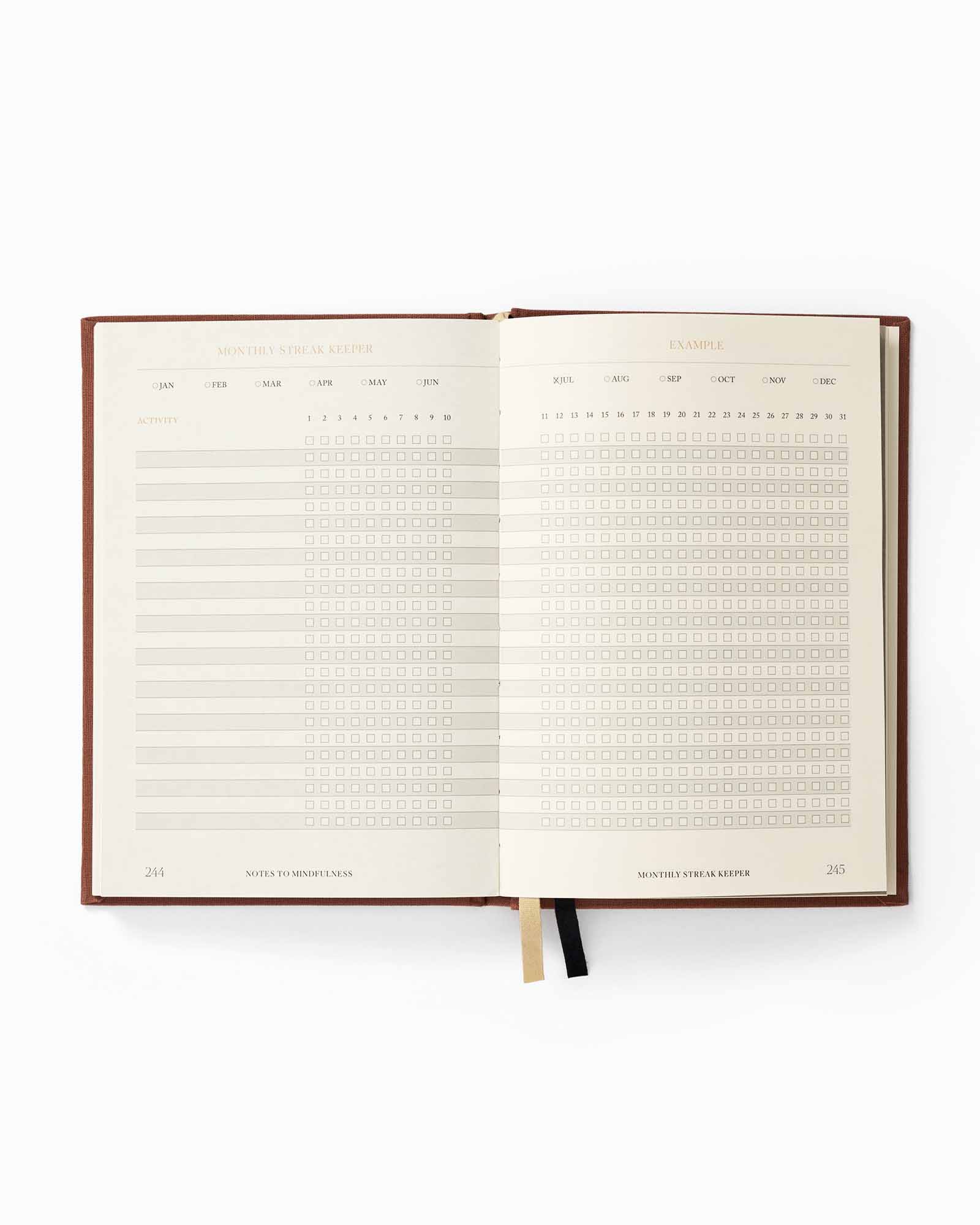 Notes to Mindfulness Journal | Sunset Orange