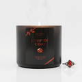 Lump of Coal Candle with Hidden Ring
