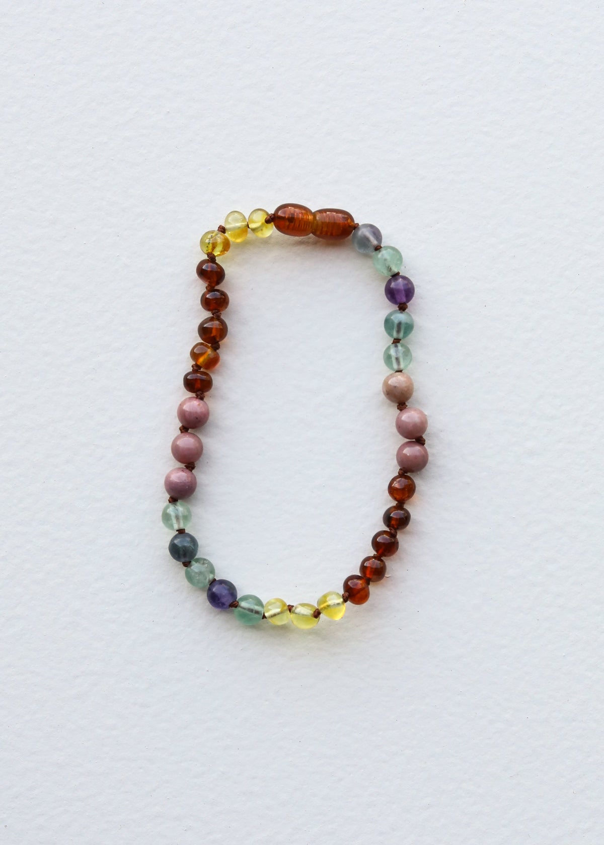 Baltic Sea Amber Rainbow Stone Bracelet & Anklet