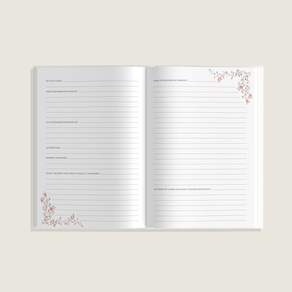 Aunt's Story Memory Journal