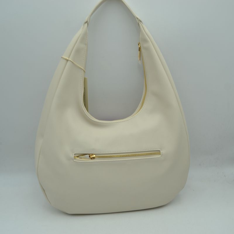 Rose Appliqué Slouchy Hobo Bag