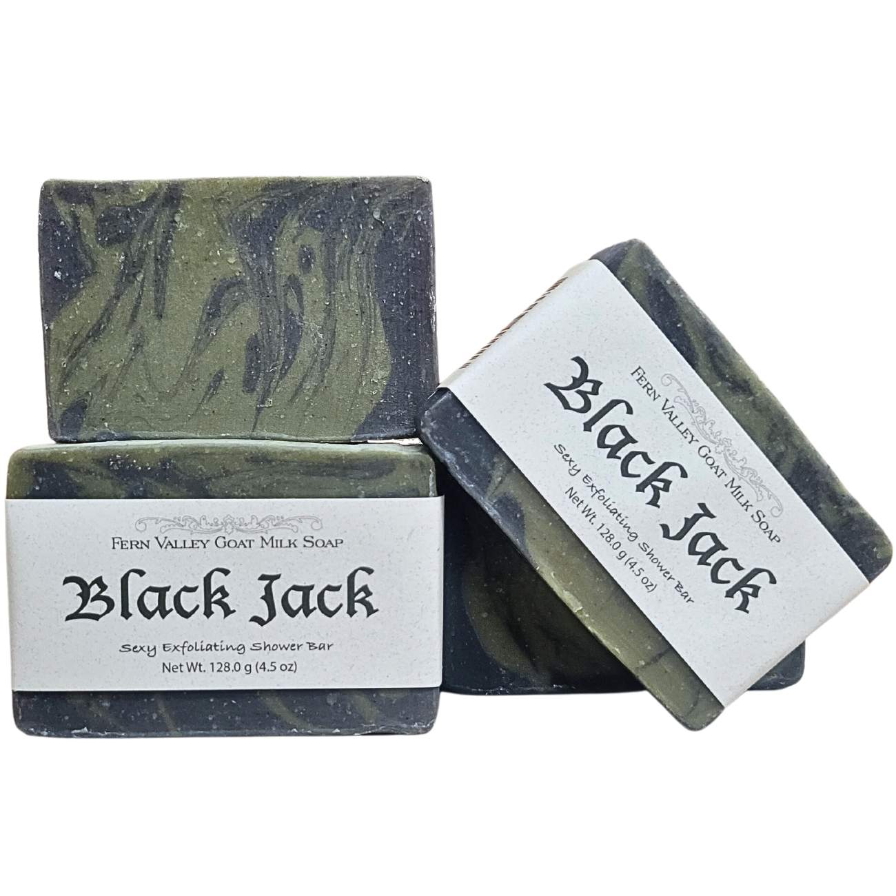 Black Jack | Exfoliating Goat Milk Soap Bar for Men | Bold & Clean