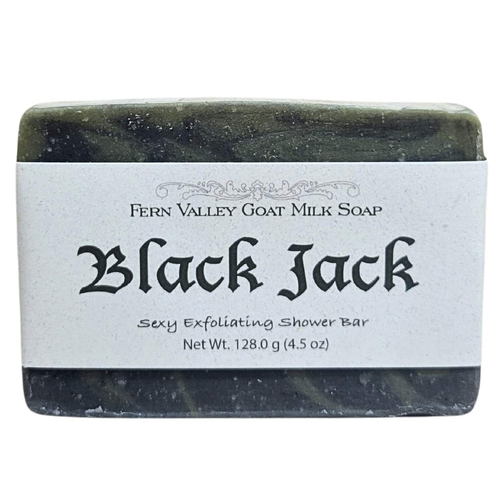 Black Jack | Exfoliating Goat Milk Soap Bar for Men | Bold & Clean