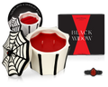 Black Widow Ceramic Candle with Hidden Ring