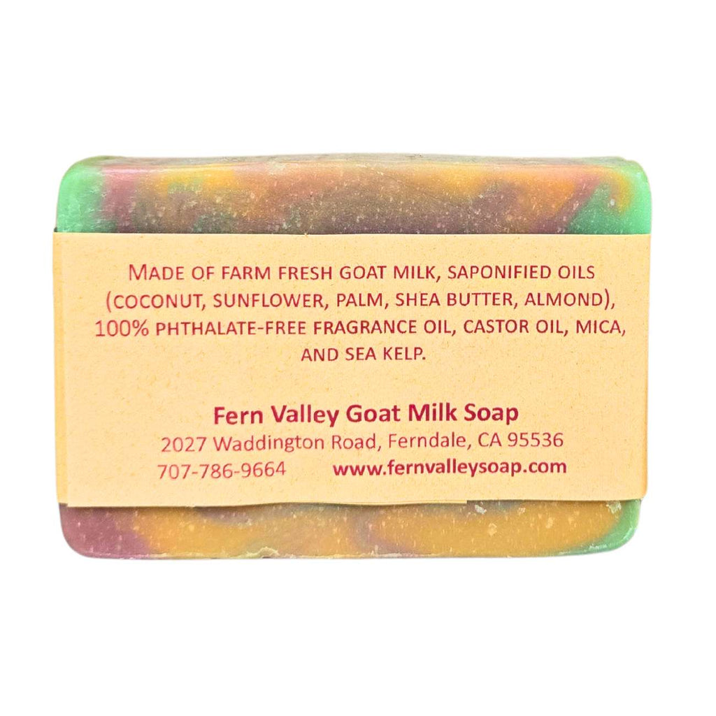 Caribbean Delight Goat Milk Soap – Tropical Fruit & Sea Kelp Scrub