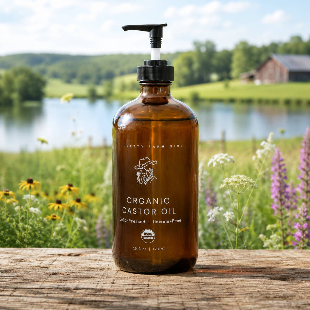 Organic Castor Oil | Cold-Pressed & Hexane-Free