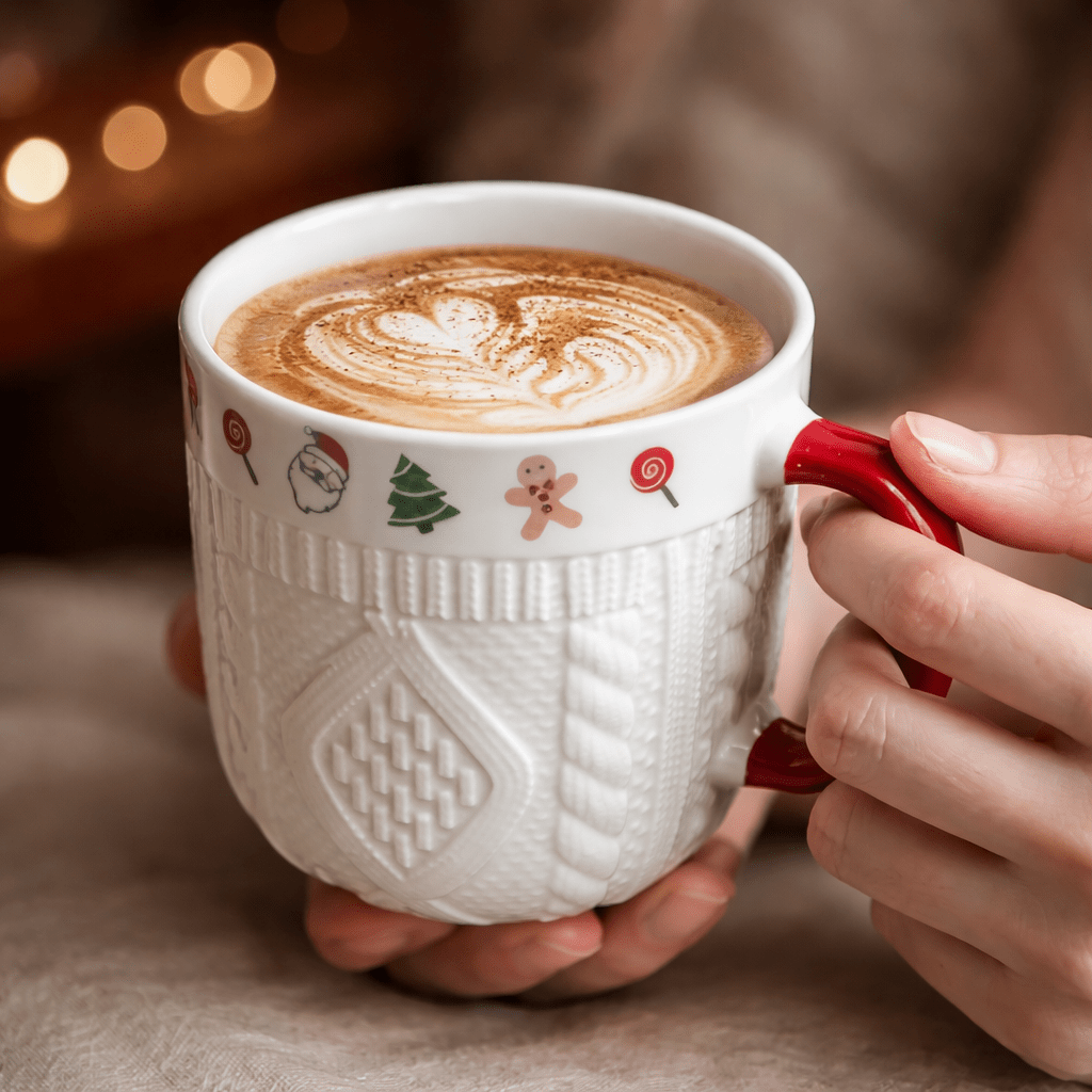Cozy Sweater Christmas Mug Set
