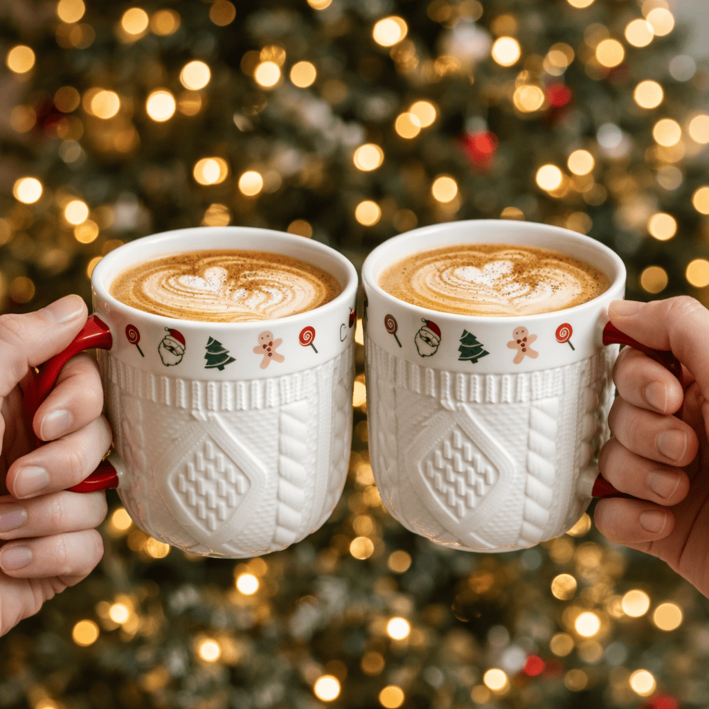 Cozy Sweater Christmas Mug Set