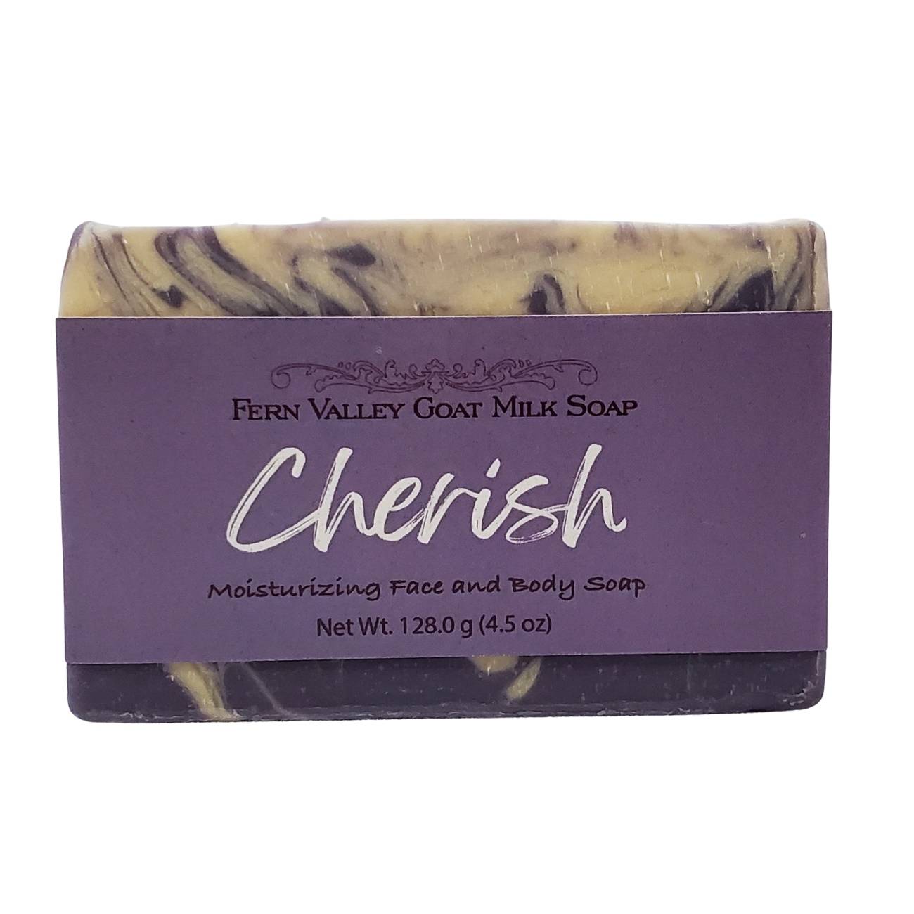 Cherish | Sheer Floral Goat Milk Soap Bar | Jasmine, Rose & Fresh Peach