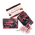 Cherry Bomb | Activated Charcoal & Cranberry Seed Scrub Soap Bar