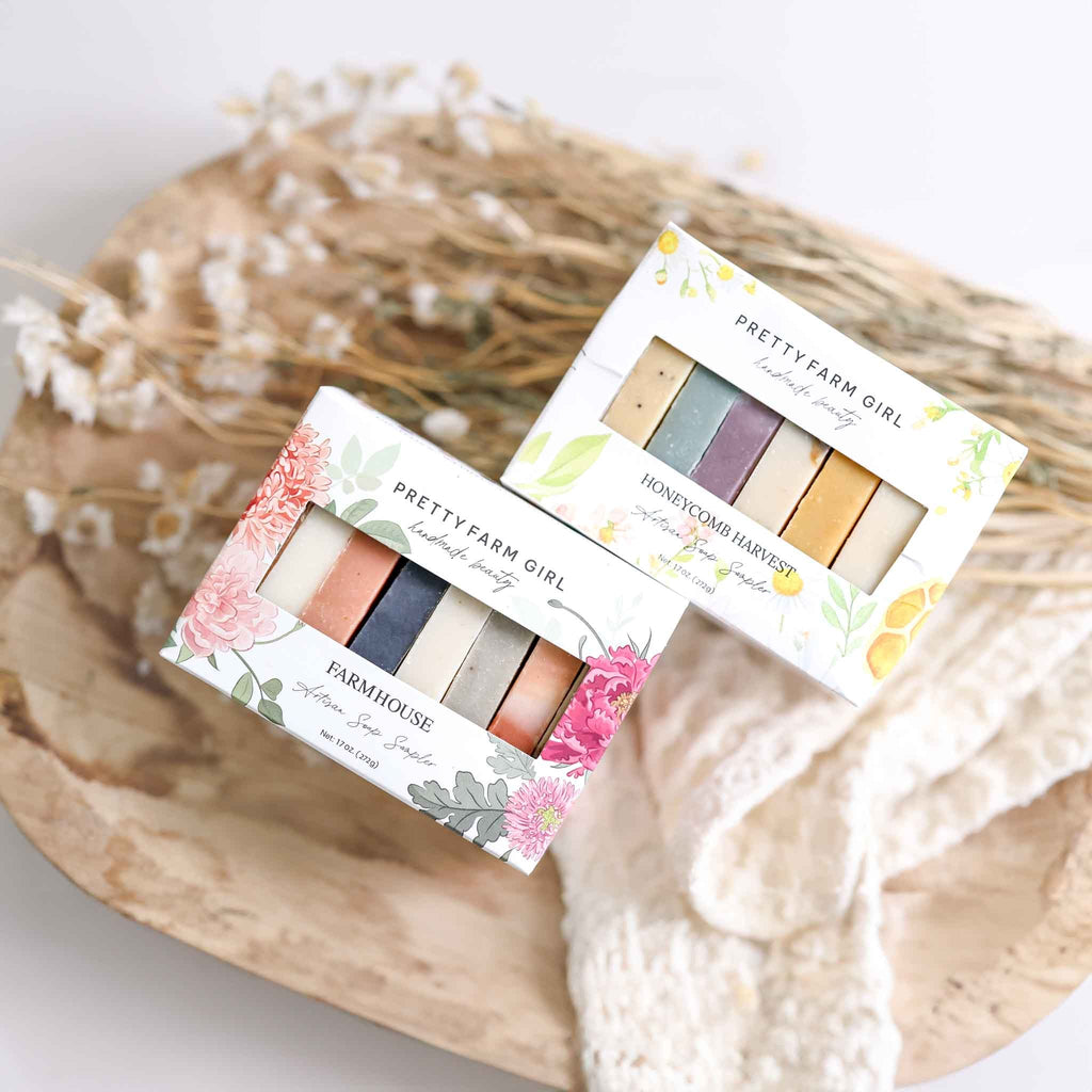 16-Piece Tallow & Goat Milk Soap Sampler Set