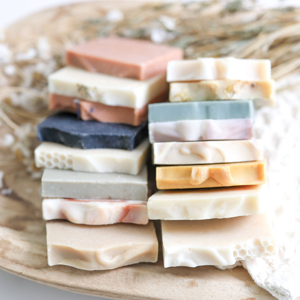 16-Piece Tallow & Goat Milk Soap Sampler Set