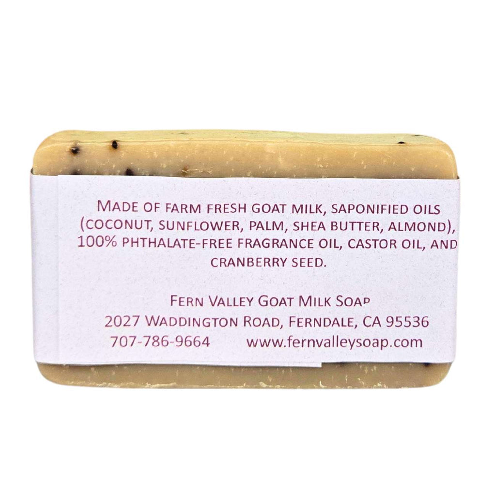 Cranberry Pomegranate | Exfoliating Goat Milk Soap Bar | Fruity & Fresh