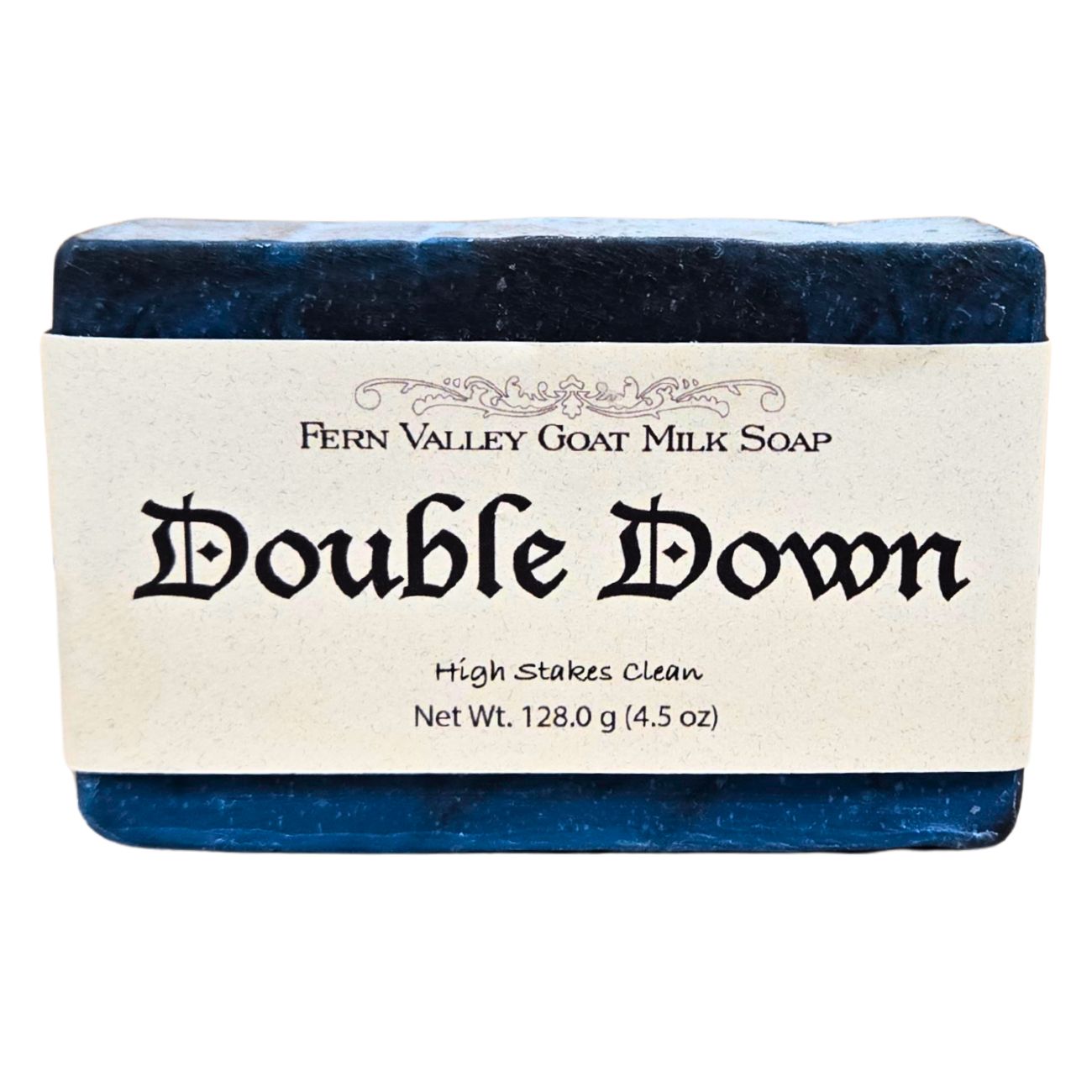Double Down | Activated Charcoal Goat Milk Soap Bar | Earthy Forest Scent