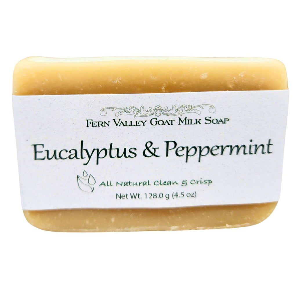 Eucalyptus & Peppermint | All Natural Goat Milk Soap Bar | Energizing
