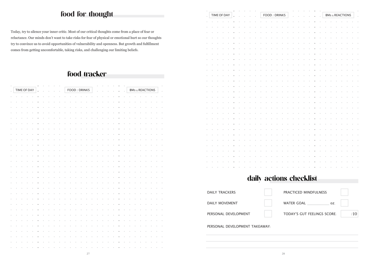 Four-Week Wellness & Mindfulness Journal