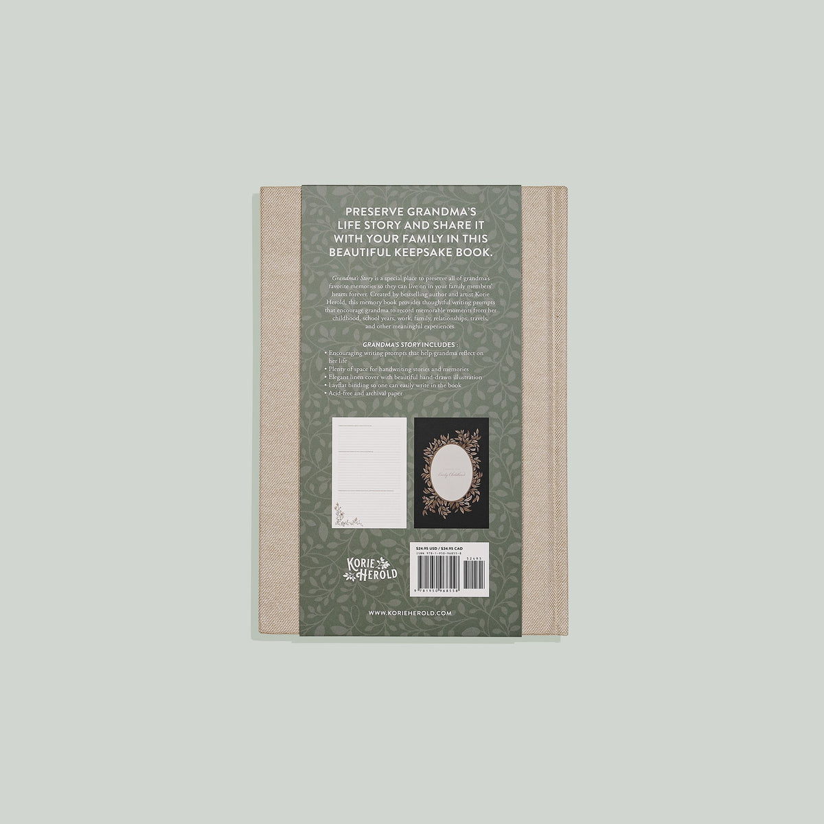 Grandma’s Story Guided Memory Journal