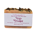 Hello Beautiful | AM Cleanse Goat Milk Soap Bar | Rose & Citrus Face Cleanser