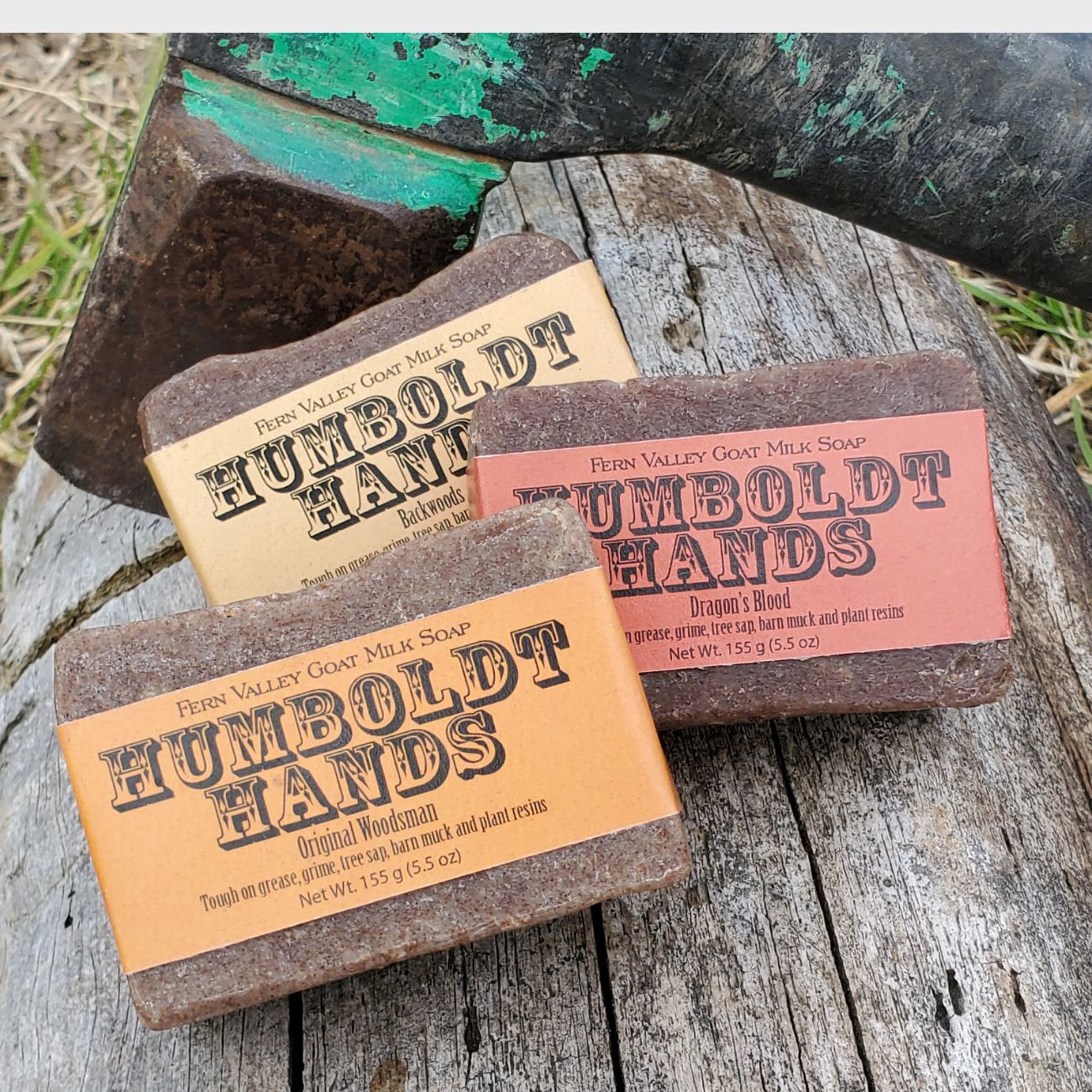 Humboldt Hands | Dragon's Blood Heavy-Duty Goat Milk Hand Soap | 5 oz