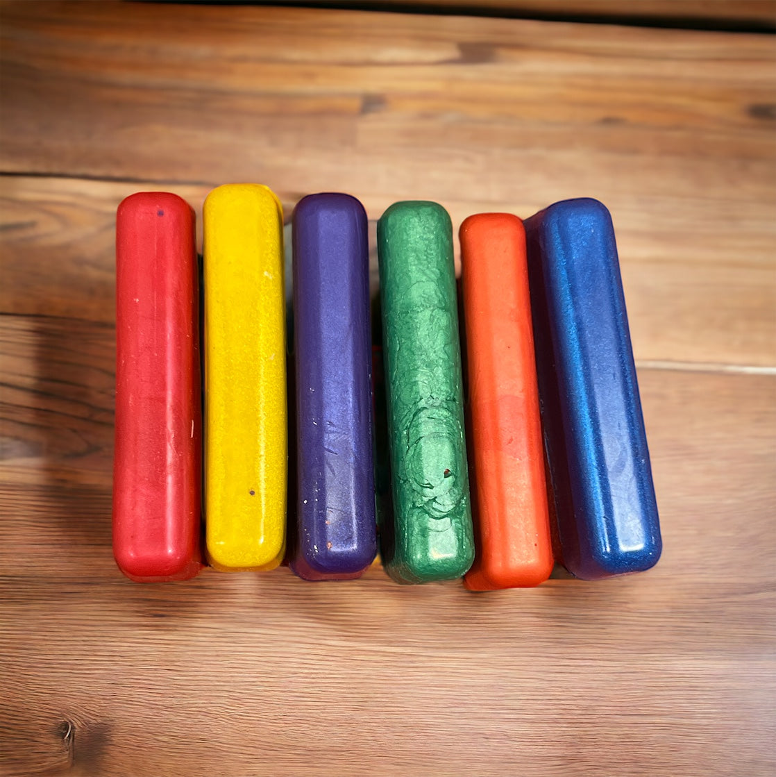 Rainbow Vegan Bath Crayons | 6 Colors