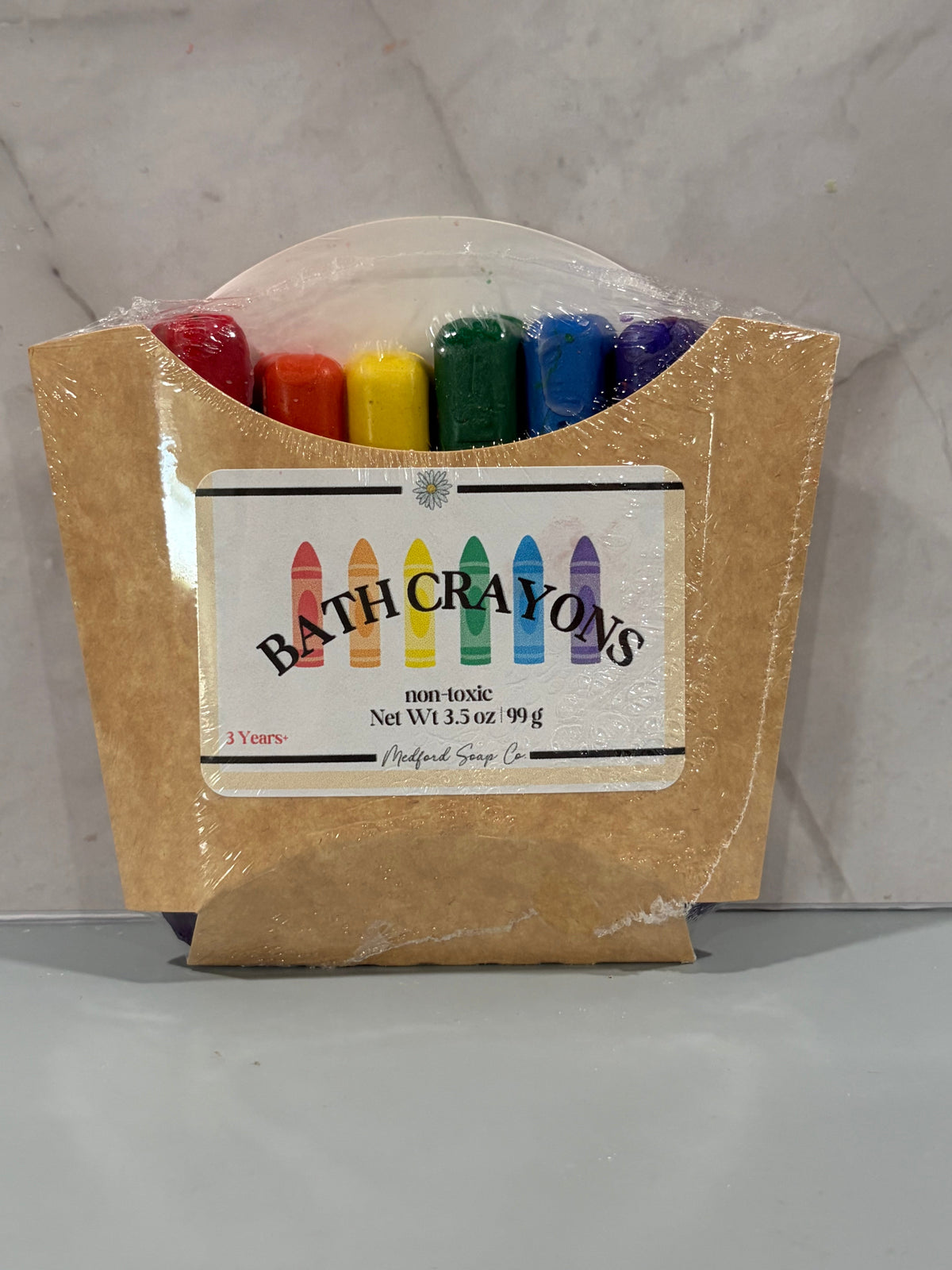 Rainbow Vegan Bath Crayons | 6 Colors