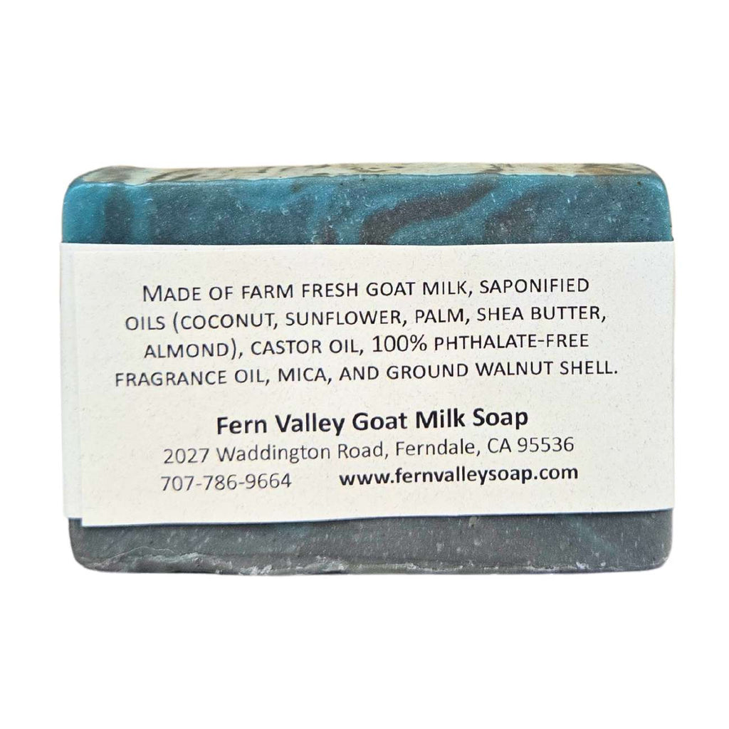 King | Exfoliating Goat Milk Soap Bar | Teakwood & Mahogany Scent