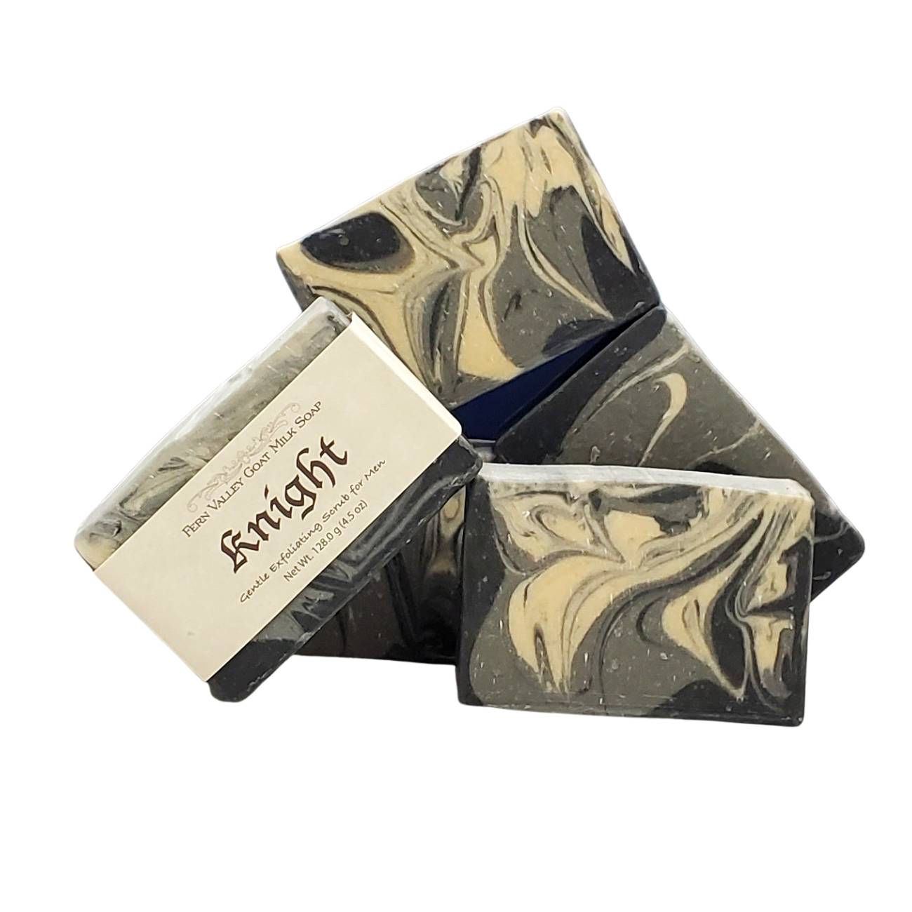 Knight Goat Milk Soap – Activated Charcoal Exfoliating Bar for Men
