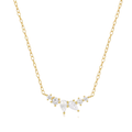 Pear & Round Cut CZ Necklace