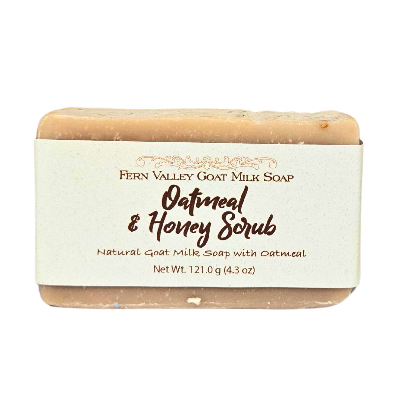 Oatmeal & Honey | Exfoliating Goat Milk Soap Bar | Creamy & Soothing