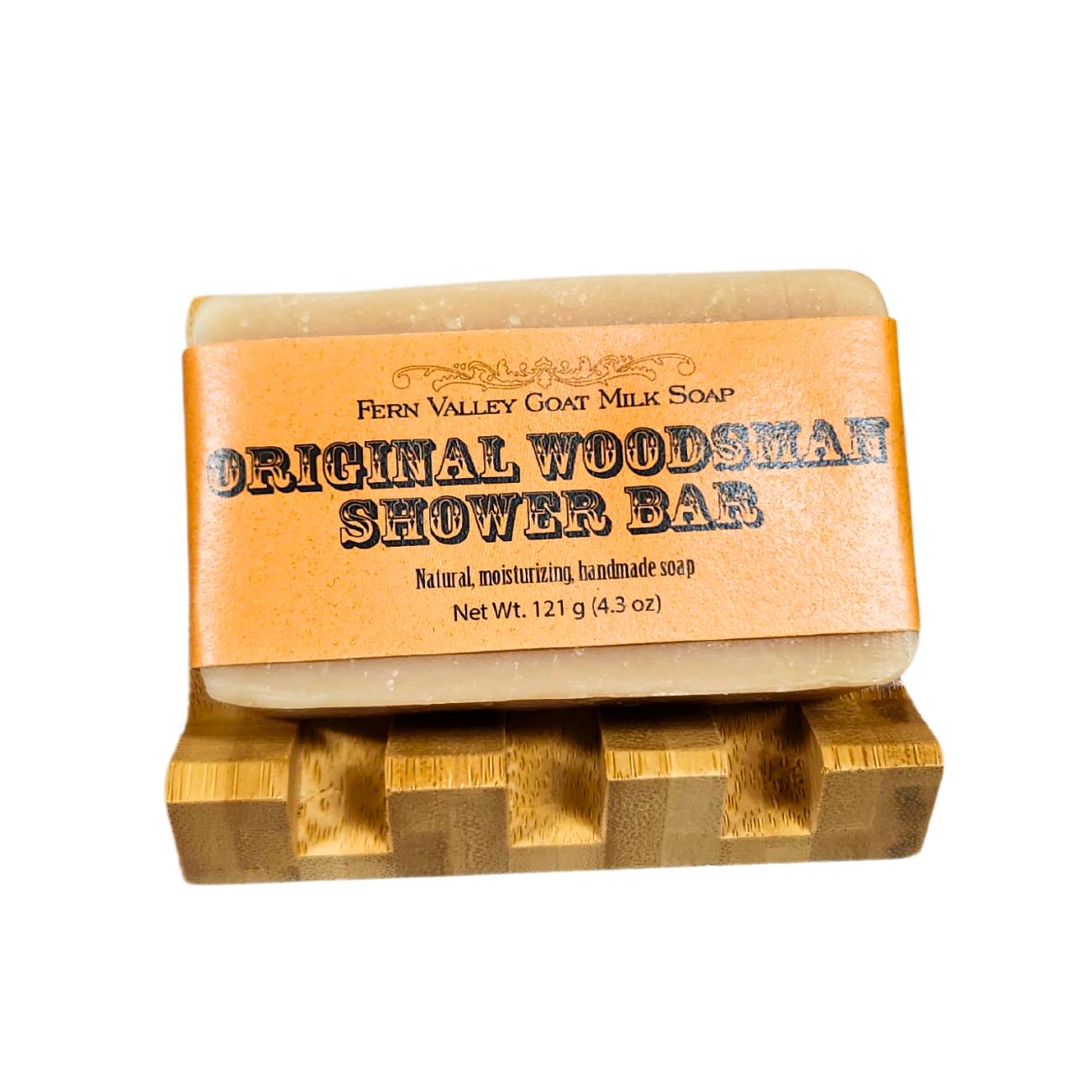 Original Woodsman | Goat Milk Shower Bar | Warm & Spicy Cologne Scent