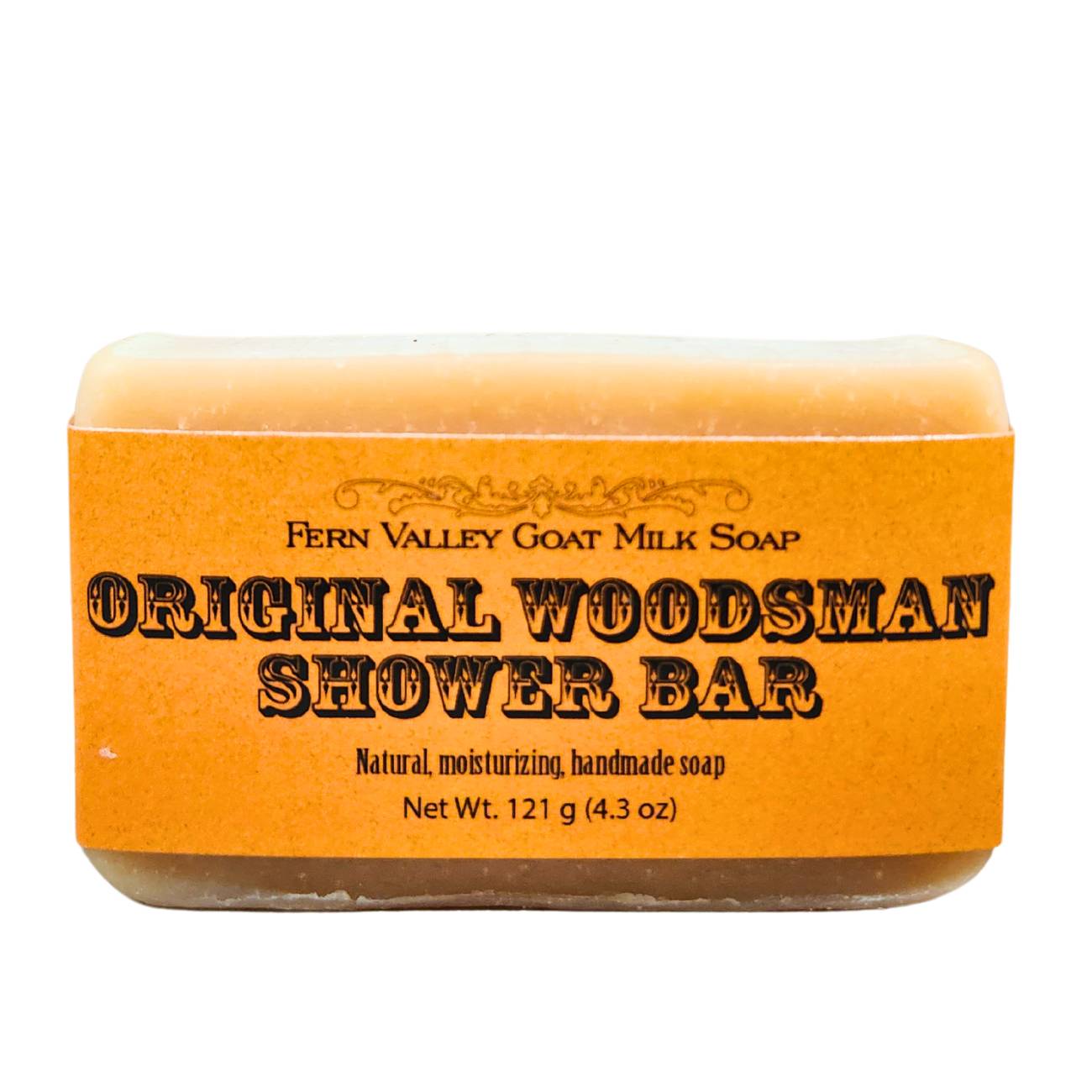 Original Woodsman | Goat Milk Shower Bar | Warm & Spicy Cologne Scent