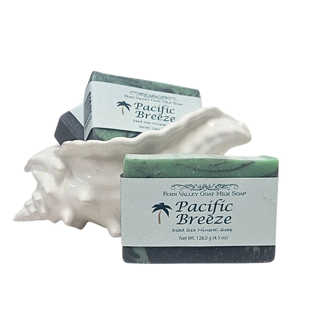 Pacific Breeze | Dead Sea Mineral Goat Milk Soap Bar | Fresh & Coastal