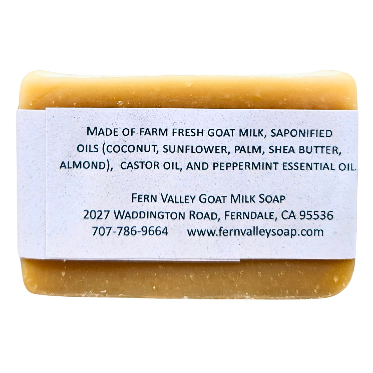 Peppermint | All Natural Goat Milk Soap Bar | Crisp & Refreshing