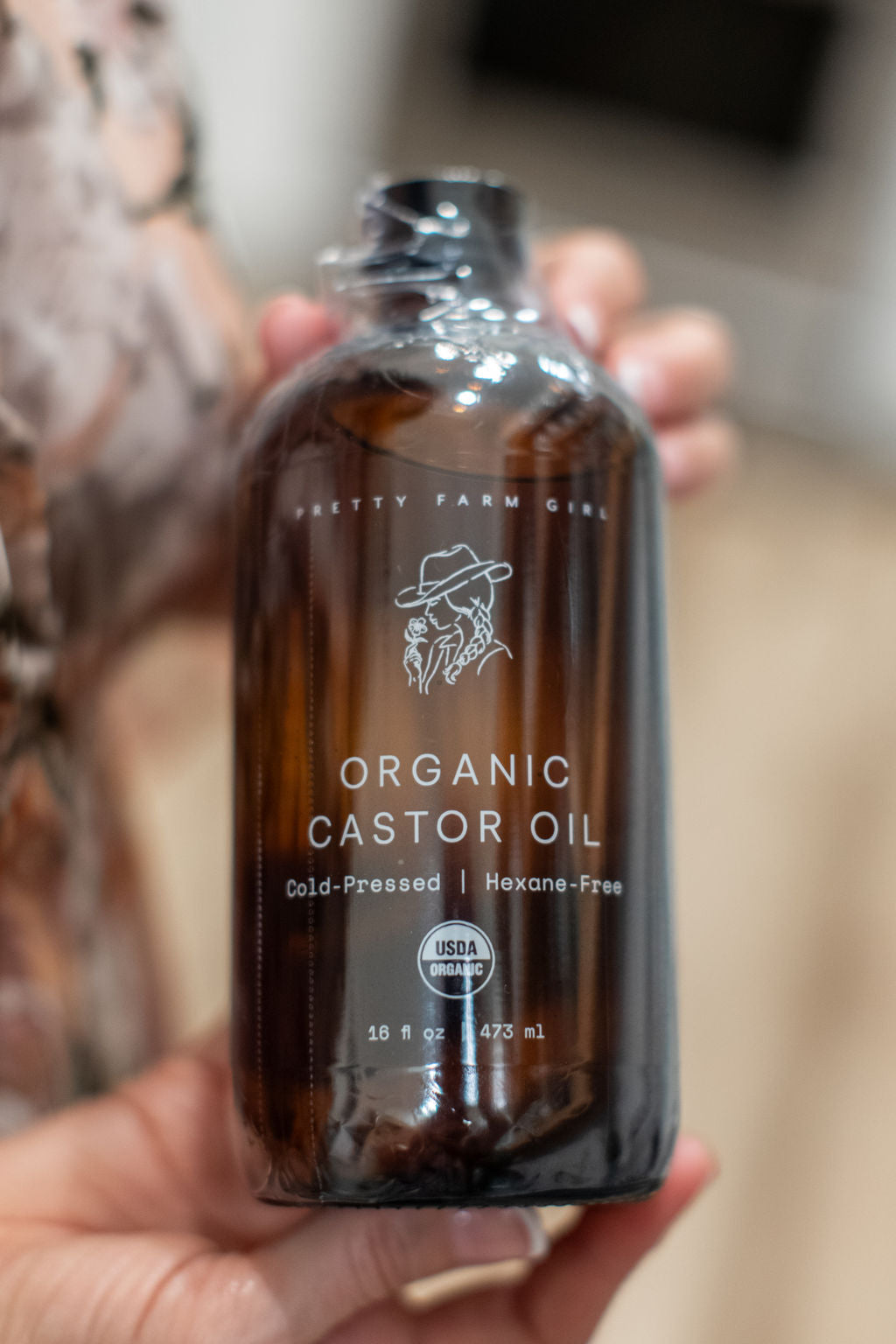 Organic Castor Oil | Cold-Pressed & Hexane-Free