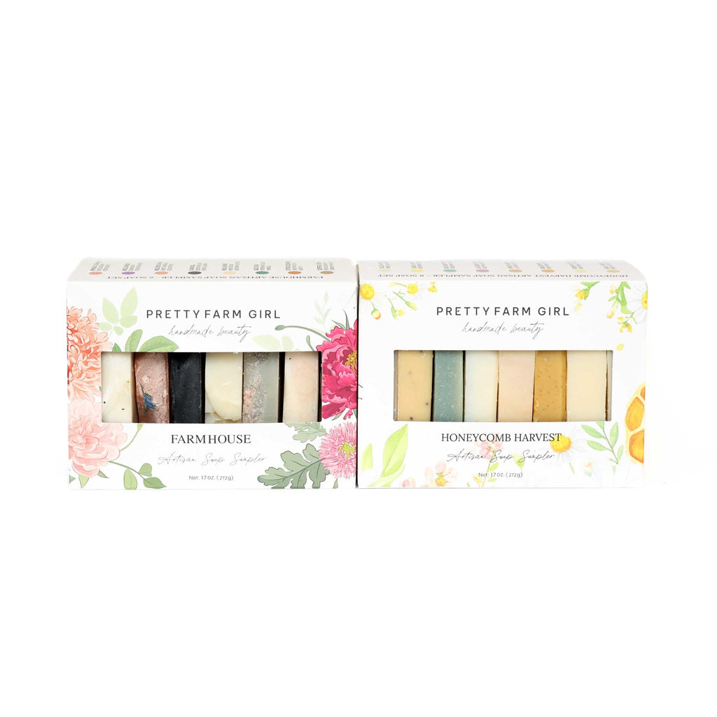 16-Piece Tallow & Goat Milk Soap Sampler Set