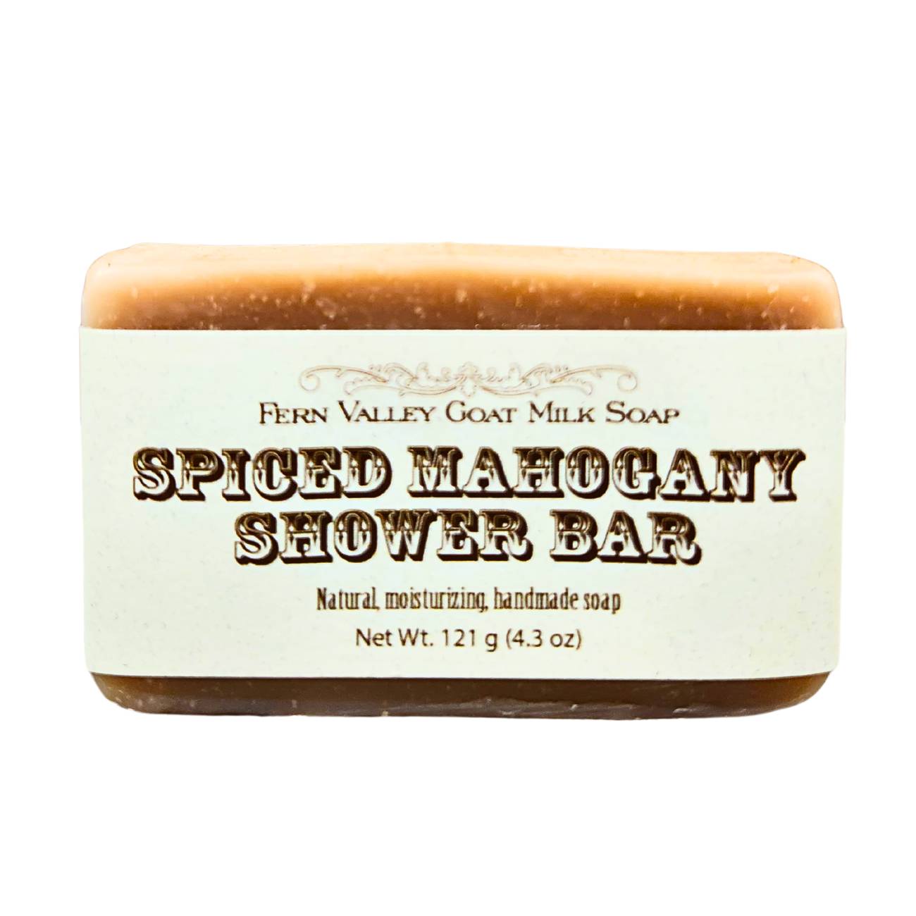 Spiced Mahogany | Goat Milk Shower Bar | Rich Woody & Warm Scent