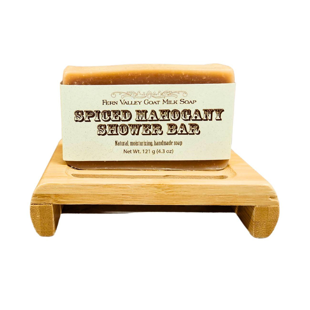 Spiced Mahogany | Goat Milk Shower Bar | Rich Woody & Warm Scent