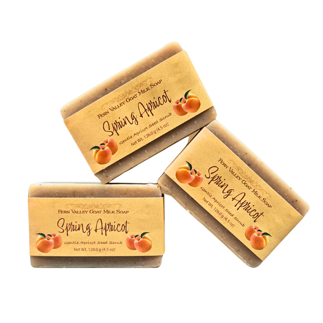 Spring Apricot | Exfoliating Goat Milk Soap Bar | Sweet & Fresh