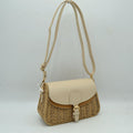 Studded Crescent Shoulder Bag