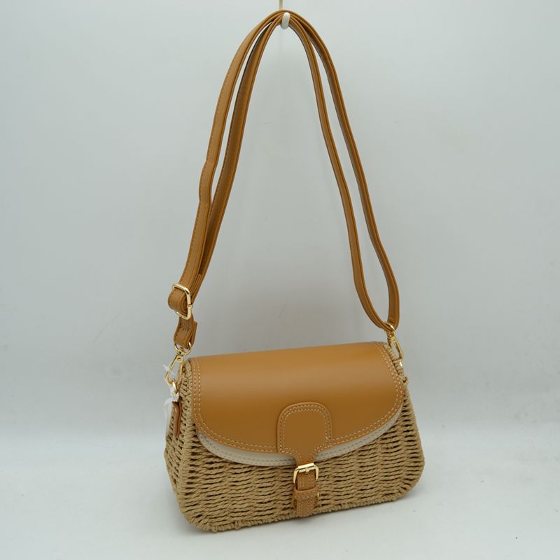 Studded Crescent Shoulder Bag