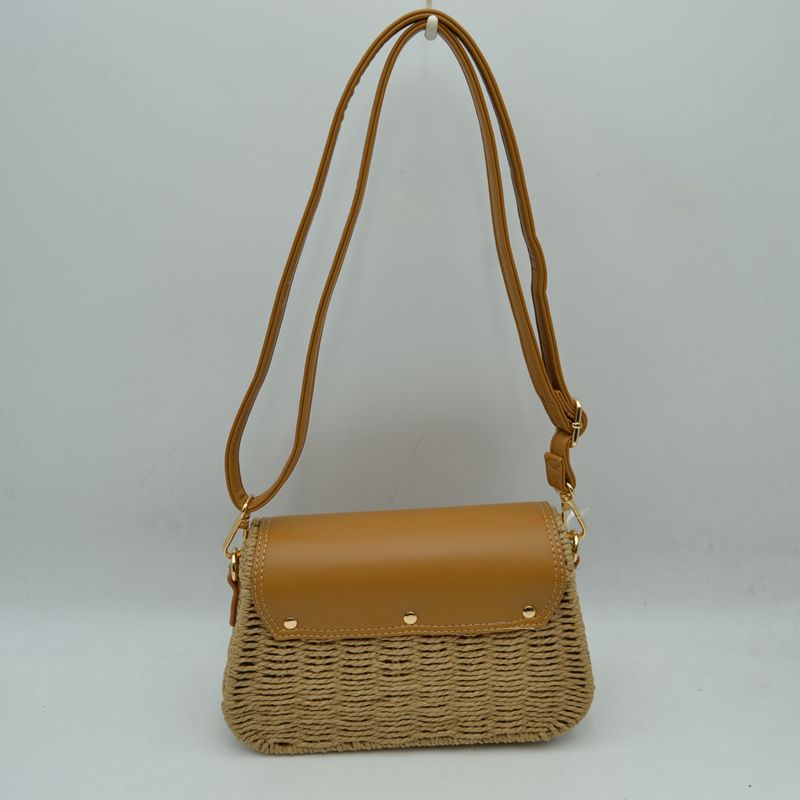 Studded Crescent Shoulder Bag