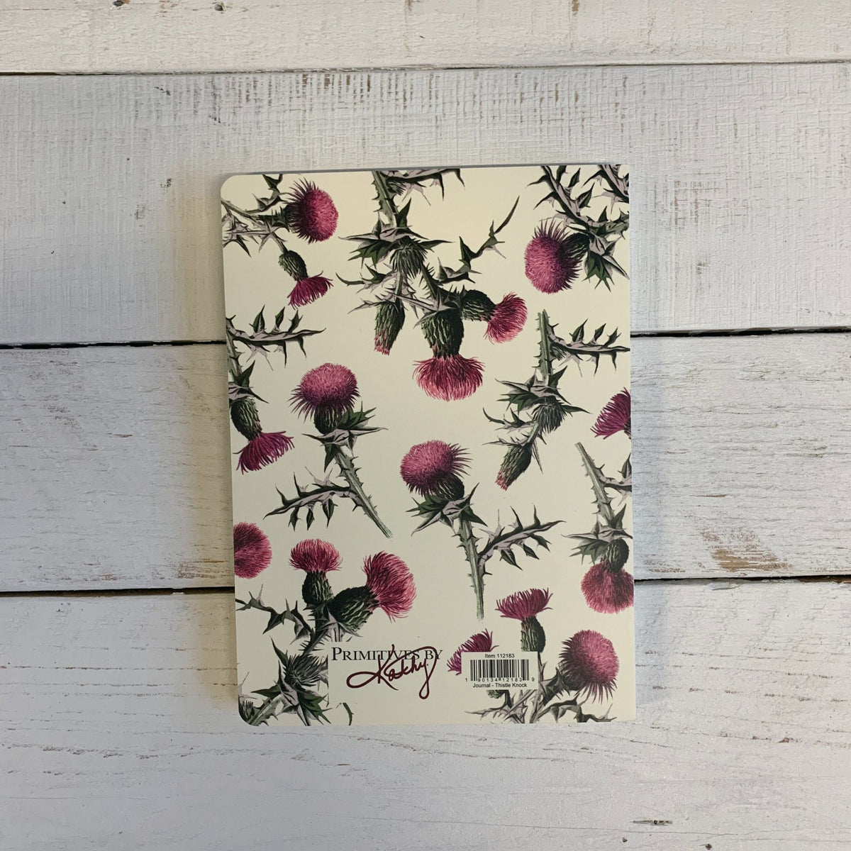 Purple Thistle Lined Journal | Lay-Flat Notebook